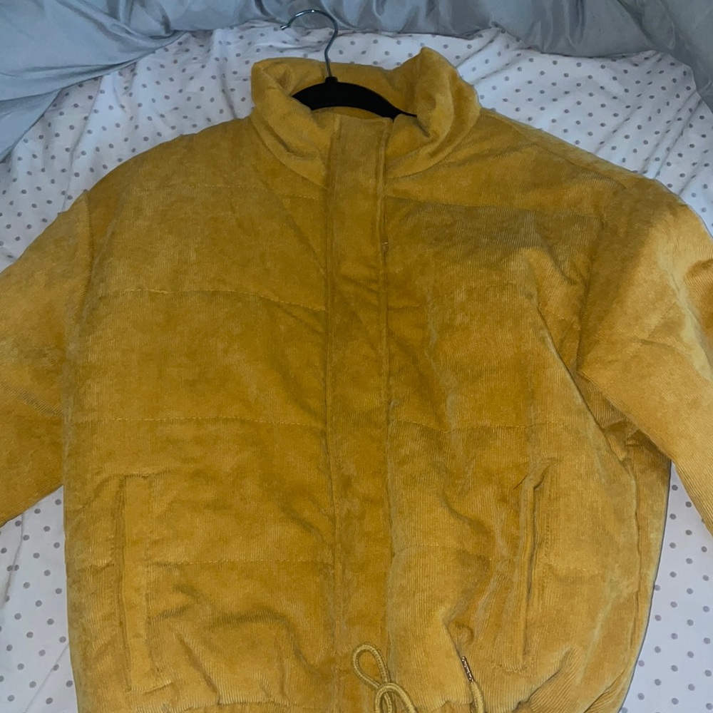Yellow Suede Jacket